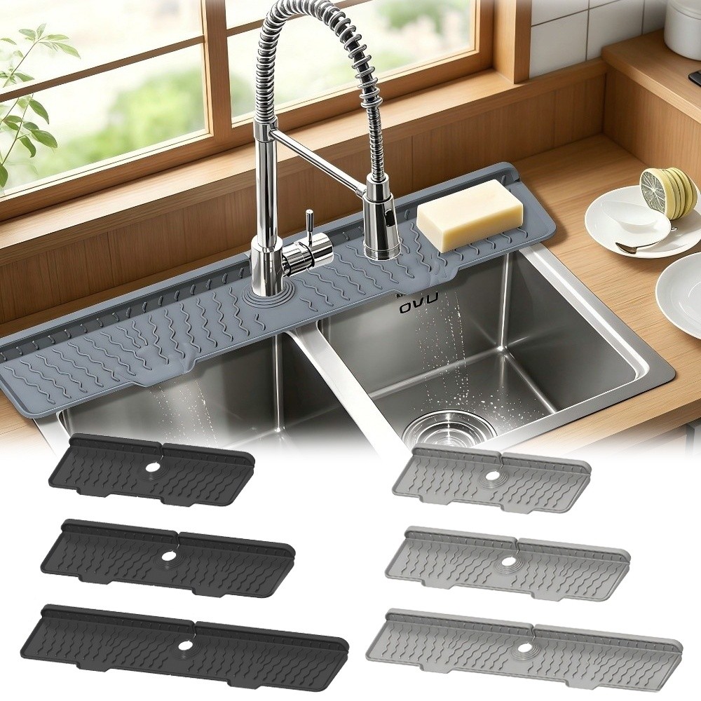 Silicone Tap Washer - Nueva Alfombrilla de Silicona para Grifo,