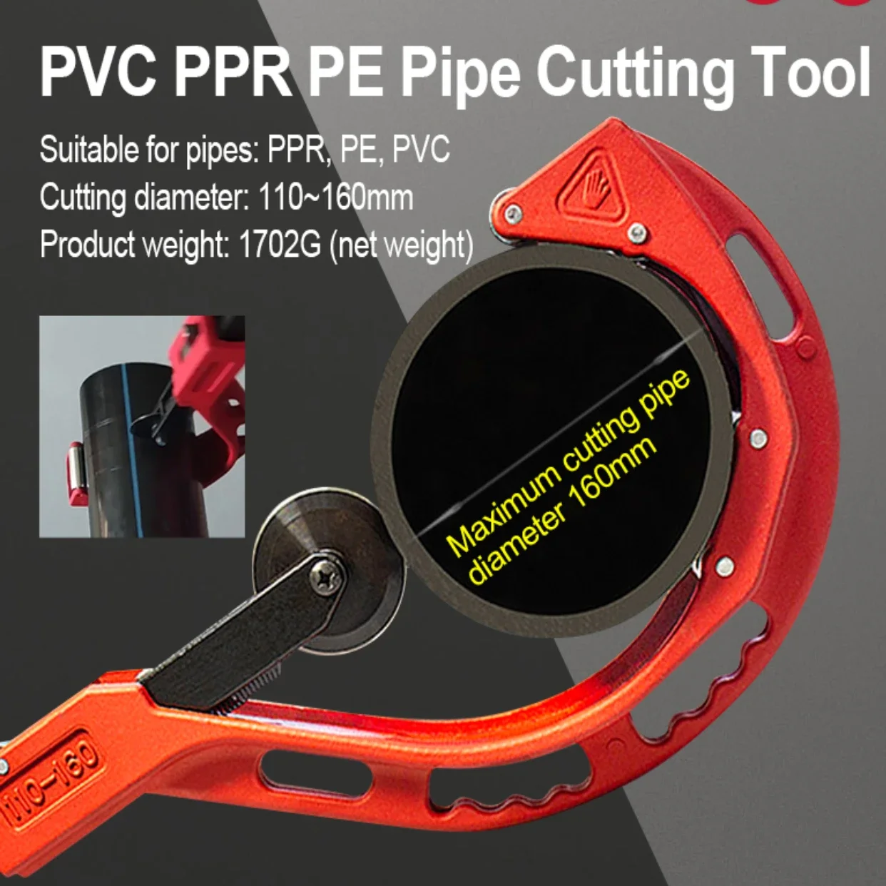 Pipe Cutter Ratchet - Cortador de tubos de acero inoxidable