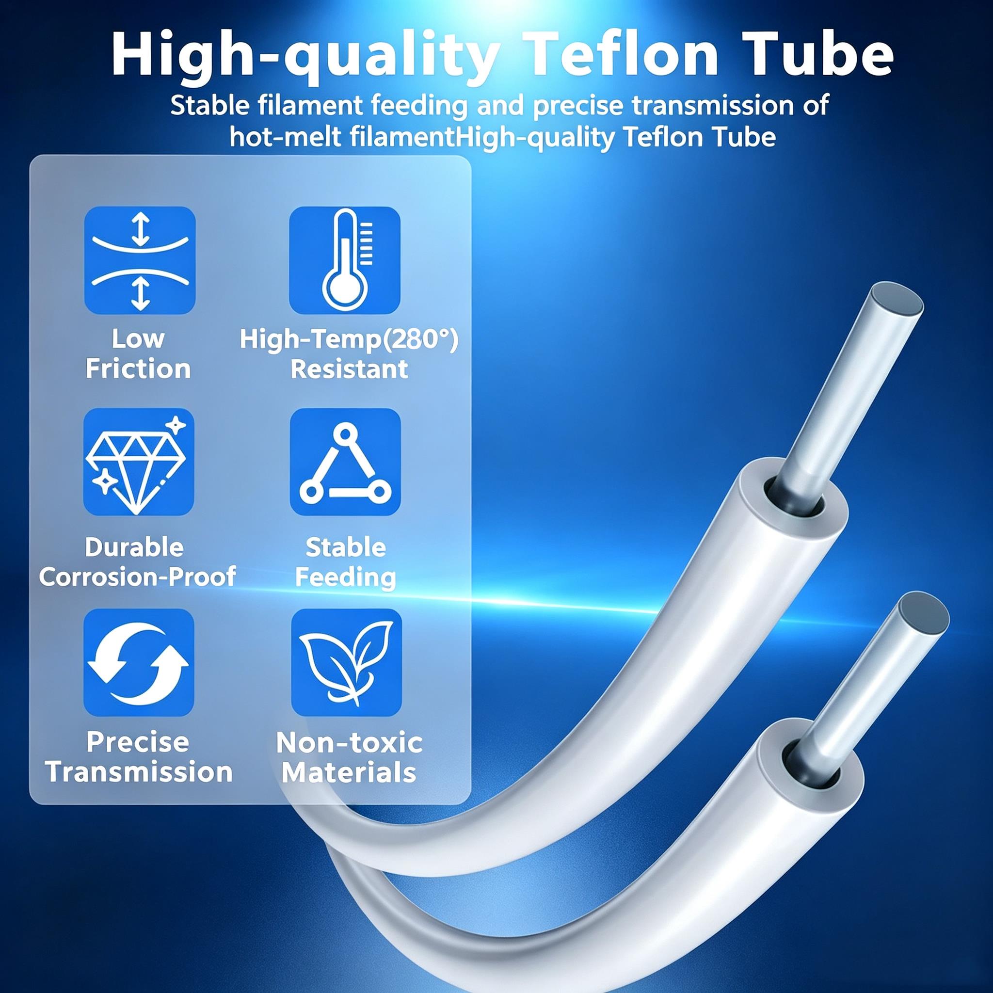 Tubo de PTFE Teflón de 2,5 x 4 - Ptfe Tape Thread reseña y precio