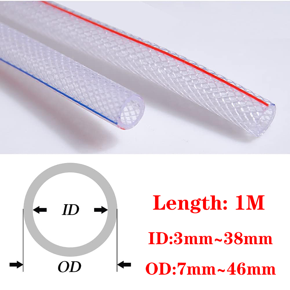 Tubo de PVC Flexible transpare - Flexible Hose Braided reseña y precio