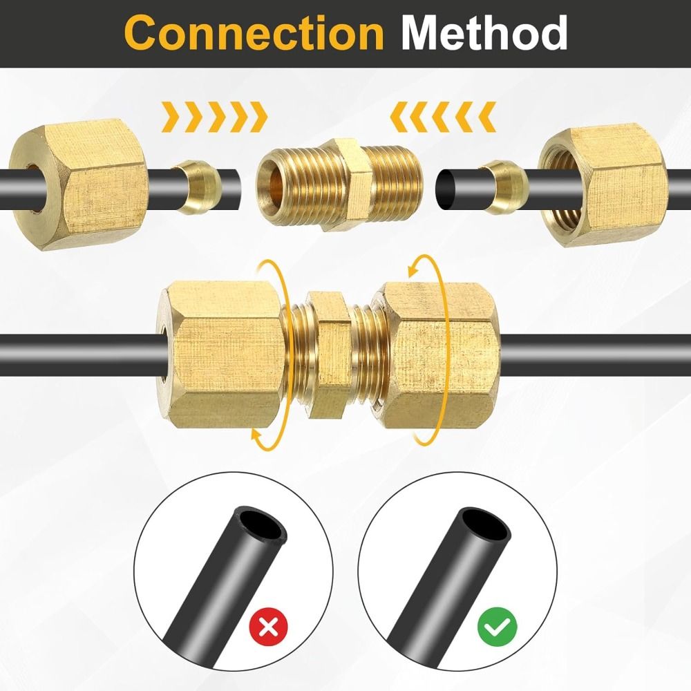 Conector de compresión de lató - Compression Fitting Brass reseña y precio